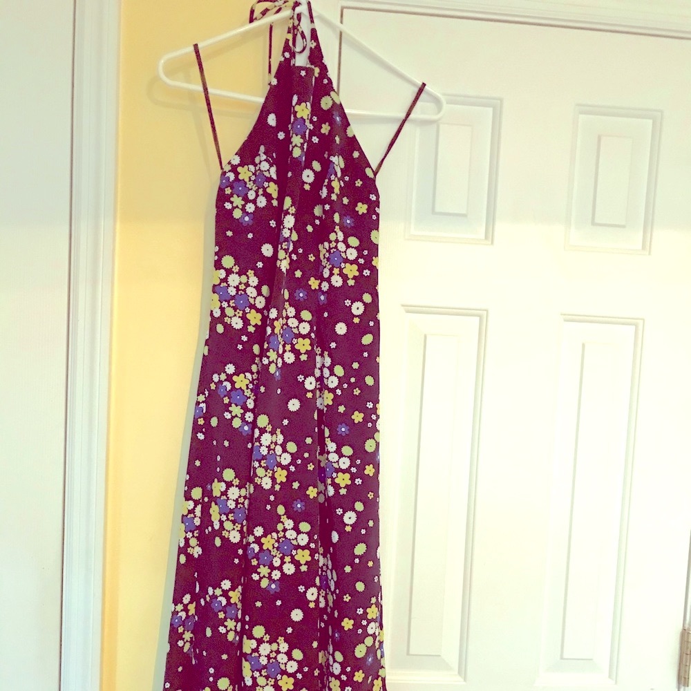 My‎ Michelle Women’s maxi halter dress